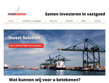 Tablet Screenshot of investsolution.be